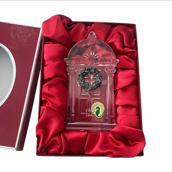 KSD Waterford 135435 Our New Home Crystal Christmas Holiday Ornament Door - Picture 1 of 6
